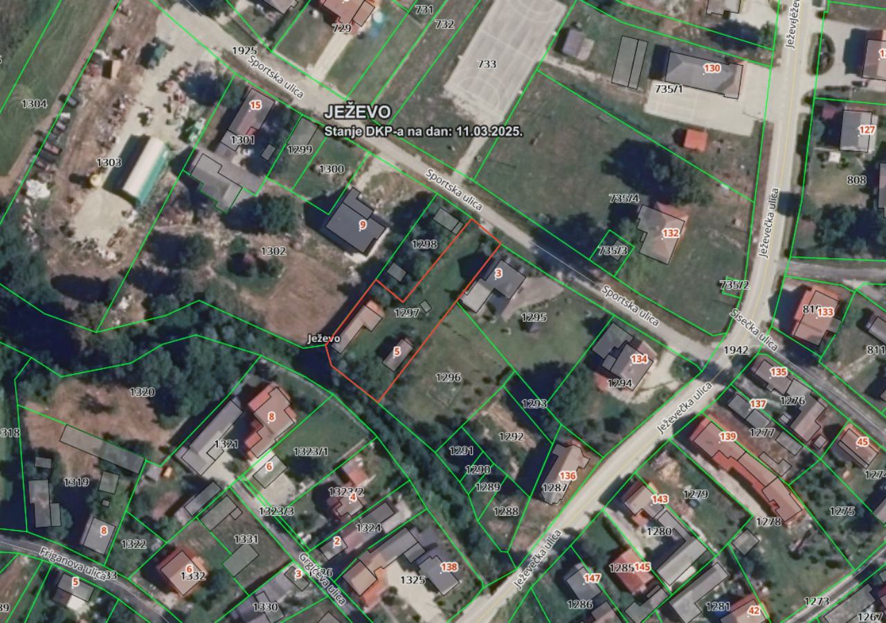 Građevinsko zemljište, Ježevo, 167m2 + 500m2